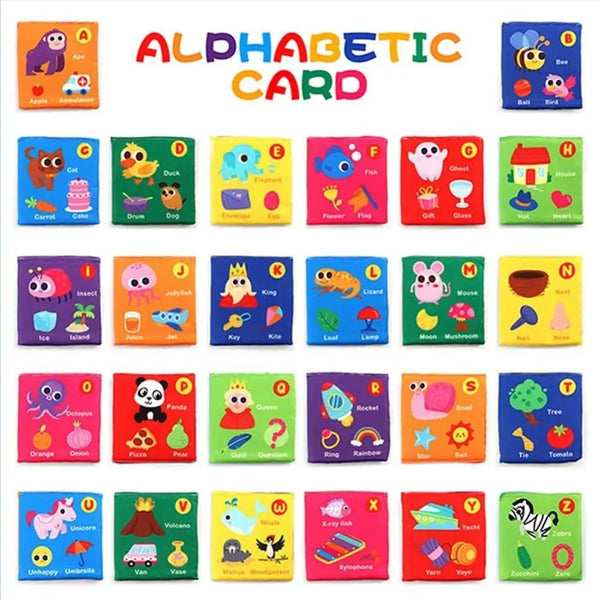 26PC Baby Cloth Flash Cards