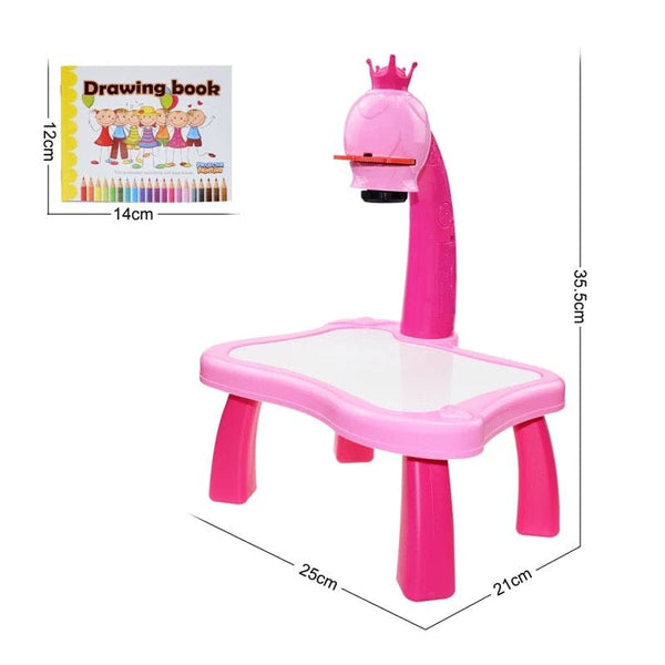 LED Projector Painting Drawing Table