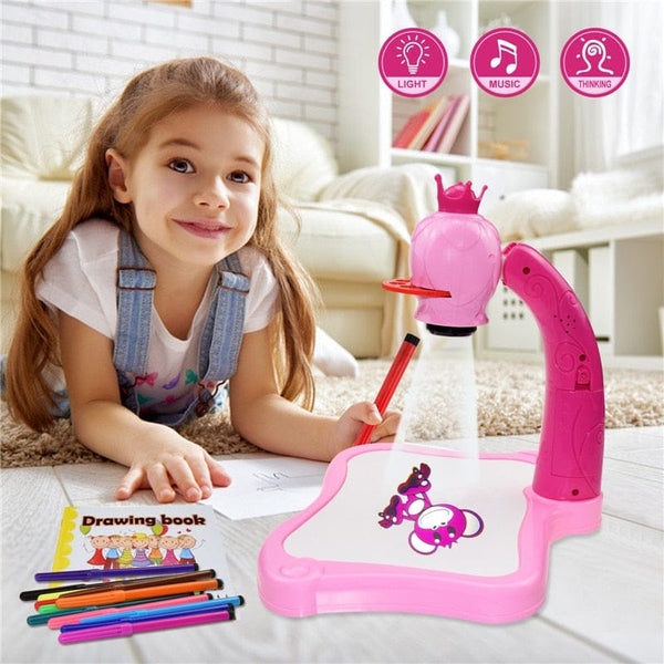 LED Projector Painting Drawing Table